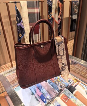 【希少☆大人気】HERMES ガーデンパーティー30 ボルドー