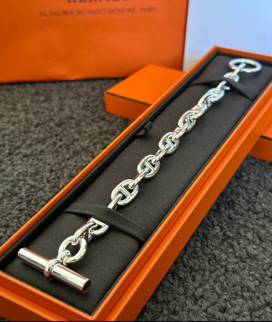 HERMES シェーヌ・ダンクル MM 16コマ 希少サイズ