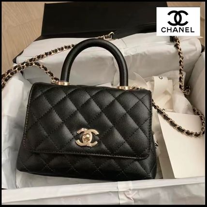 CHANEL ココハンドル 19㎝ミニショルダーバッグ